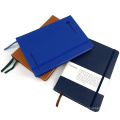 PU Leather linen hardcover Custom personalized agenda notebook printing
